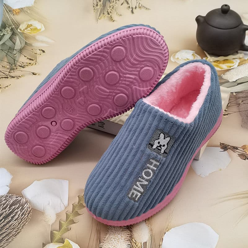 もこもこ冬用あったかスリッポン