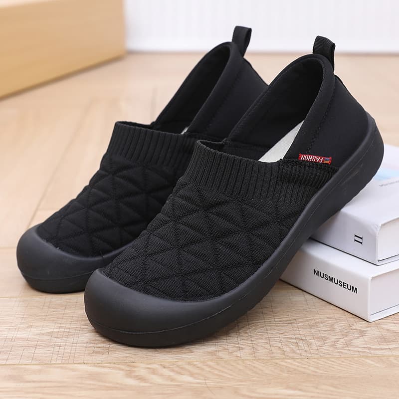 ニットメッシュ やわらか スリッポン